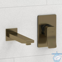 Встраиваемый смеситель для раковины Wasserkraft A16573 (бронза)