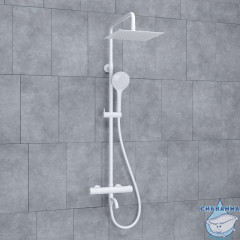 Душевая система Wasserkraft 250 1 режим A188.254.155.WM Thermo (белый матовый)