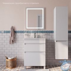 Тумба напольная с ящиками, белая, 60 см, Zodiac, IDDIS, ZOD6CBFi95 подходит ум. 3506000i28