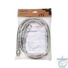 Шланг для душа, EPDM, нерж.сталь, 2,0 м, 220, Milardo, 220S200M19