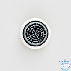 Аэратор для смесителя, силикон, M24, корпусный, наружная резьба, белый, IDDIS, 996S24A1SM-WS