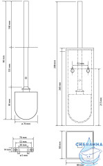 Ершик для унитаза Bemeta White 102913094