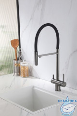 Смеситель для кухни Abber Wasser Kreis AF81141NG (никель)