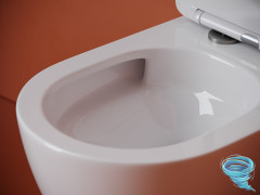 Унитаз подвесной безободковый Ceramicanova Uno Rimless CN11001T с сиденьем быстросъемным Soft Close (микролифт)