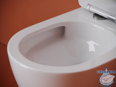 Унитаз подвесной безободковый Ceramicanova Uno Rimless CN11001T с сиденьем быстросъемным Soft Close (микролифт)