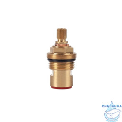 Кран-букса для смесителя, керамика, 180°, 20 зубцов, G1/2", М24, h=45 мм, правая, IDDIS, 998CR451SMH