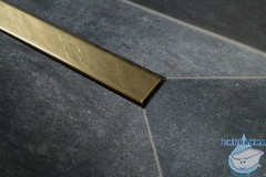 Дренажный трап для душа Pestan Confluo Frameless Line Gold 750 13701223 с решеткой