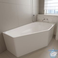 Акриловая ванна ABBER AB9505 R белая