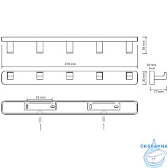 Крючок Bemeta Via 135006252