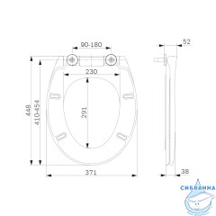 Крышка-сиденье AM.PM Bliss C557851WH с микролифтом