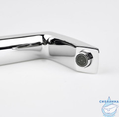 Излив для смесителя, ванна, латунь, 132 мм, фиксированный, хром, IDDIS, 995013C2SM