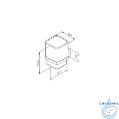 Стакан Am.Pm Gem A9034322