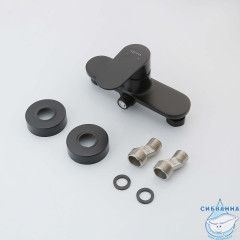 Смеситель для душа Aquatek Ника AQ1860MB (черный матовый)