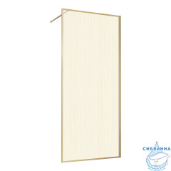 Walk-in Vincea Walk In HS 120 профиль брашированное золото, стекло ламинированное золото VSW-1HP120GWBG