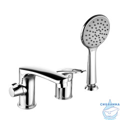 Смеситель для ванны на борт Lemark Luna LM4147C (хром)