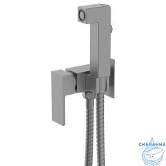 Смеситель с гигиеническим душем Azario Graves AZ-KFX03GR (графит)