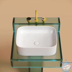  Раковина на столешницу 51 см Ceramicanova Element CN6052MW (белый матовый)