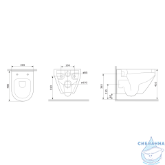 Унитаз подвесной AM.PM Spirit V2.0 FlashClean C701700MWSC с сиденьем Soft Close (микролифт)