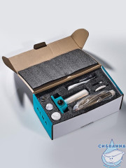 Встраиваемый смеситель с гигиеническим душем ALMAes Benito AL-859-08 (золото)