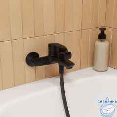 Смеситель для ванны, черный, Ray, IDDIS, RAYBL02i02WA