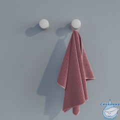 Крючок одинарный, сплав металлов, NOA, белый матовый, IDDIS, NOAWT10i41