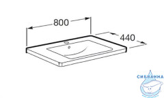 Мебельная раковина Roca Gap 80 327470000