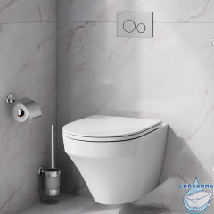 Унитаз подвесной AM.PM Inspire C501700WH (без сиденья) (белый глянцевый)