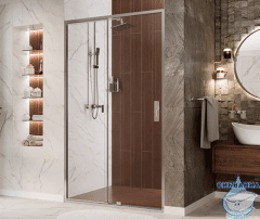 Душевое ограждение Wasserkraft Berkel 120x90 48P21 профиль хром, стекло прозрачный (без поддона)