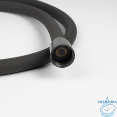 Шланг для душа, графитовый матовый, силиконовый, 1,2м, Optima Home, IDDIS, OPH12GLi19