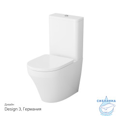 Унитаз напольный AM.PM Inspire C508607WH (с бачком без сиденья) (белый глянцевый)