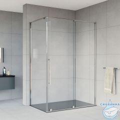 Душевое ограждение Vincea Arno 120x100 профиль хром, стекло прозрачное VSR-1A1012CL