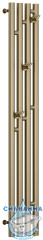 Полотенцесушитель электрический Сунержа Кантата 120 (с возможностью скрытого подключения) (золотой шёлк)