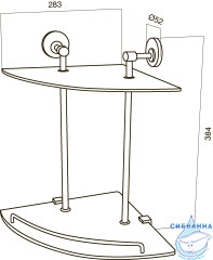 Полка Am.Pm Bliss A5537864