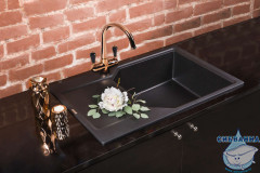 Кухонная мойка Omoikiri Yonaka-78-LB-BL черный 4993341