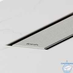 Лоток душевой, сифон 360, комбинированный затвор, двухсторонняя решетка, 800мм, хром, IDDIS, 975B8SB00DZ