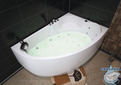 Акриловая ванна Aquanet Mayorca 150x100 R с каркасом