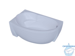 Акриловая ванна Aquatek Бетта 150х95 L с каркасом