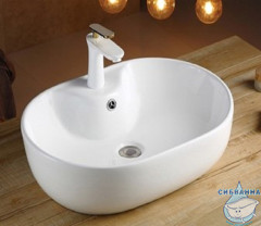 Раковина на столешницу 63 см CeramaLux N 9163