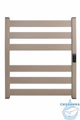 Полотенцесушитель электрический Indigo Oktava Slim П6 (с таймером) 50х60 бежевый (с возможностью скрытого подключения, подключение R/L)