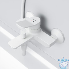 Смеситель для ванны Am.Pm X-Joy F85A10033 (белый)