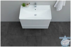 Тумба Aquanet Вега 80 с раковиной Aquanet Ирис 80 белый глянцевый