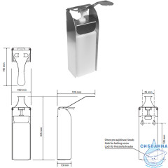 Дозатор для жидкого мыла Bemeta Hotel 101109285