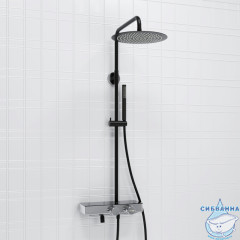 Душевая система Wasserkraft 300 1 режим A114.160.217.CB Thermo (хром/черный)