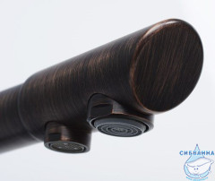 Смеситель для кухни с подключением фильтра WasserKRAFT A8047 (черная бронза)