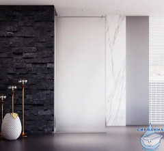 Walk-in Veconi Korato 110 профиль хром, стекло матовое KR81FR-110-07-C4