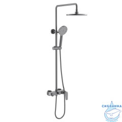 Душевая система Aquatek Бетта 220 AQ2140BGM (черный хром)