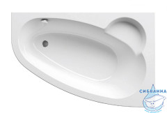 Акриловая ванна Ravak Asymmetric 160x105 R с ножками