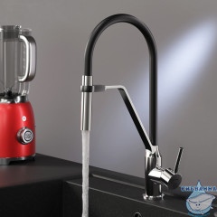 Смеситель для кухни AM.PM Like F8013000 (хром/черный)