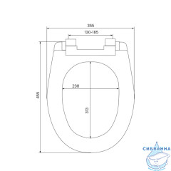 Сиденье для унитаза Iddis 004PPS3i31 Soft Close (микролифт) (белый)