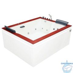 Акриовая ванна Gemy G9052 II B R 186х151 с гидромассажем